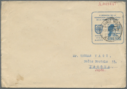 GA Spanien - Ganzsachen: 1933, Private Stationery Envelope, Liberty 40 C. Of Philatelic Press Conference Madrid C - 1850-1931
