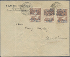 Br Thrakien - Griechisches Besetzungsgebiet: 1914. Envelope (folds And Tears) Written From The 'Deutsche Orient B - Thrace