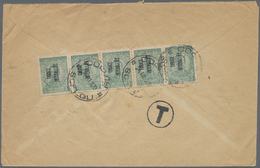 Br Thrakien - Griechisches Besetzungsgebiet: 1920. Envelope To Gumuldjina Bearing Thrace Yvert 34, 5c Green (stri - Thrace