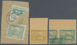 (*)/Brrst Tschechoslowakei: 1920 (approx.). Lot Of 7 Different Stamps "Hradčany Castle" As Proofs And Varieties. No Gum. - Covers & Documents
