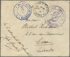 Br Tschechoslowakei - Besonderheiten: 1919 – French Detachment. Stampless Envelope Addressed To Caen Cancelled 'M - Altri & Non Classificati