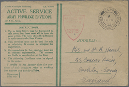 Br Tschechoslowakei - Besonderheiten: 1944. Stampless 'Active Service/Army Privilege’ Envelope Addressed To Surre - Other & Unclassified