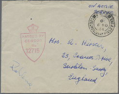 Br Tschechoslowakei - Besonderheiten: 1944. Stampless Envelope Endorsed 'On Active Service' Addressed To Surrey C - Other & Unclassified