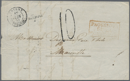 Br Türkei - Vorphilatelie: 1853: "GALLIPOLI" Clear Strike Of The Rare Postmark Of The French Post Office In The L - ...-1858 Préphilatélie