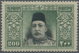 (*) Türkei: 1914, Sultan Mehemed V. 200 Ghr. Green And Black, Unused With Original Gum, Fine - Covers & Documents