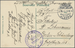 Br Türkei - Militär-Feldpost: 1916/1918, 9 FP-Belege Mit Truppenstempel Von Verschiedenen Kraftfahr-Einheiten Und - Other & Unclassified