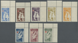 ** Türkei - Zwangszuschlagsmarken Für Den Roten Halbmond: 1955, Complete Set Of 11 Values MNH, (Mi.€ 1.400,-). - Francobolli Di Beneficenza