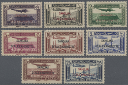 ** Türkei - Alexandrette: 1938, Syrian Airmail Stamps With Opt. 'SANDJAK D'ALEXANDRETTE' Complete Set, Mint Never - Covers & Documents