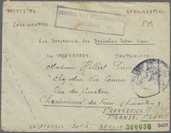 Br Türkei - Besonderheiten: 1942. Stampless Envelope (stains) Written From French P.O. W. At Isparta, Turkey Addr - Other & Unclassified