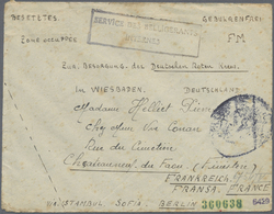 Br Türkei - Besonderheiten: 1942. Stampless Envelope (stains) Written From French P.O. W. At Isparta, Turkey Addr - Altri & Non Classificati