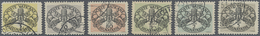 O Vatikan - Portomarken: 1946, Wappenzeichnung 5 C Bis 5 L, Breite Unterdrucklinien Auf Weißem Papier, Ausgesuch - Postage Due