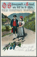 Ansichtskarten: Baden-Württemberg: BADEN, TRACHTEN Aus Dem Schwarzwald, Fast Alle Vor 1945, Mit Etli - Andere & Zonder Classificatie