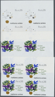 ** Vereinte Nationen - Genf: 1978. Progressive Proof (6 Phases) In Corner Blocks Of 4 For The Definitive Issue Sh - Unused Stamps