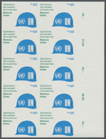 ** Vereinte Nationen - Genf: 1980. Ungezähnter SR-10er-Block Für Die Ausgabe "Friedenserhaltende Maßnahmen Der UN - Unused Stamps