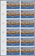 ** Vereinte Nationen - Genf: 1990. Ungezähnter SR-12er-Block Für Die Freimarken-Ausgabe Mit Abbildung Eines Gemäl - Unused Stamps