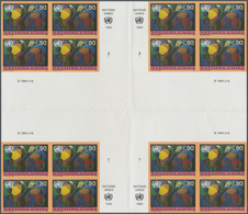 ** Vereinte Nationen - Genf: 1994. Imperforate Cross Gutter Block Of 4 Blocks Of 4 For The 80c Value Of The Defin - Unused Stamps