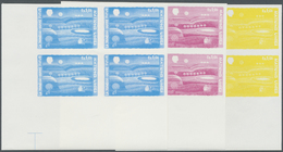 ** Vereinte Nationen - Genf: 1995. Progressive Proof (6 Phases) In Corner Blocks Of 4 For The 1.00fr Value Of The - Neufs