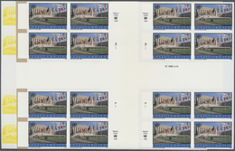 ** Vereinte Nationen - Genf: 1998. Imperforate Progressive Proof (10 Phases) In Cross Gutter Blocks Of 4 Blocks O - Unused Stamps