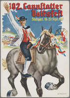 Ansichtskarten: Baden-Württemberg: STUTTGART, 6 Ereigniskarten Aus Den Jahren 1933/1939, Gebraucht U - Andere & Zonder Classificatie