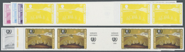 ** Vereinte Nationen - Wien: 1995. Progressive Proof (7 Phases) In Horizontal Gutter Pairs Of 2 Pairs For The 7s - Unused Stamps