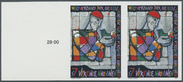 ** Vereinte Nationen - Wien: 1996. Complete Imperforate Set "WFUNA, 50th Anniversary" In A Horizontal Pair Showin - Neufs