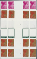 ** Vereinte Nationen - Wien: 1997. Progressive Proof (10 Phases) In Horizontal Gutter Pairs Of 2 Blocks Of 4 For - Unused Stamps
