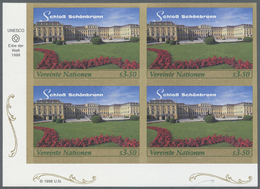 ** Vereinte Nationen - Wien: 1998. Ungezähnter ER-4er-Block Für Den 3,50s-Wert Der Ausgabe "Kultur- Und Naturerbe - Unused Stamps