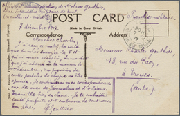 Br Zypern: 1917. Picture Post Card Of 'Troodos Fair Addressed To Troyes Endorsed 'Officer D 'Administation De 1st - Autres & Non Classés