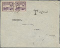 Br Zypern: 1957. Envelope Written From Cyprus Addressed To The 'Ottoman Bank, Adana, Turkey ' Bearing SG 153a, 1½ - Altri & Non Classificati