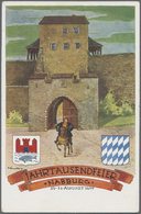 Ansichtskarten: Bayern: OBERPFALZ (alte PLZ 843 Und 845-849), Reizvolle Partie Mit 26 Historischen A - Altri & Non Classificati