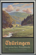 Ansichtskarten: Thüringen: 1900/1945, Partie Von Ca. 800 Alten Ansichtskarten Dieses Herrlichen Bund - Autres & Non Classés