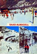 Saas Almagell - Pisten Furggstalden - 869 - Formato Grande Viaggiata – E 2 - Saas Im Prättigau