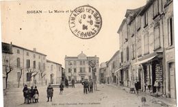 SIGEAN LA MAIRIE ET LA PLACE - Sigean