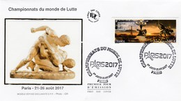 FDC 2017 - Championnats Du Monde De Lutte - 1er Jour Le 21.07.2017 à 75 Paris - 2010-2019