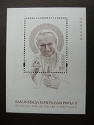 Canonization Of Pope John Paul II # Poland Pologne Polska  MNH 2014 # Mi. 4670 Block224 - Nuevos