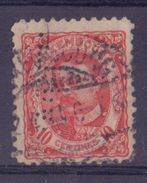 LUXEMBOURG :1910:PERFIN: Y.74 Gestempeld Met Perforatie/oblitéré Avec Perforation/cancelled With Perforation ## W. L. ## - ...-1852 Préphilatélie