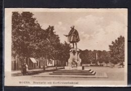 Allemagne - Moers - Neumarkt Mit Kurfurstendenkmal - Moers