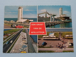 Een GROET Van De AFSLUITDIJK ( Van Der Meulen ) Anno 19?? ( Zie Foto Voor Details ) !! - Den Oever (& Afsluitdijk)