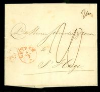 VOORLOPER * HANDGESCHREVEN BRIEF Uit 1848 Van LEIDEN Naar 's-GRAVENHAGE   (10.650e) - ...-1852 Préphilatélie