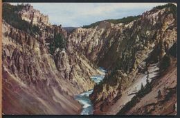 °°° 7981 - WY - GRAND CANYON OF THE YELLOWSTONE  - 1956 °°° - Yellowstone