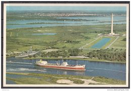 Texas - Ship Entering Port Of Houston - Nave Entra Nel Porto - Houston