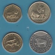 TANZANIA COIN SET 4 MONNAIES 50 SHILINGI - 500 SHILINGI 2014 - 2015  UNC ANIMAL LION - Tanzanie