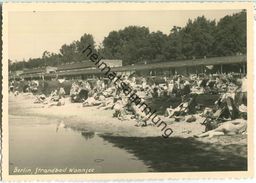 Berlin - Wannsee - Strandbad - Foto-Ansichtskarte 50er Jahre - Handabzug - Verlag Bruno Schroeter Berlin - Wannsee