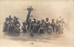 80-AULT- CARTE-PHOTO- SCENE DE PLAGE - Ault