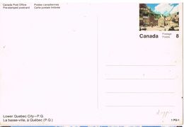25713. Entero Postal CANADA. 8 Cent. Quebec City - 1953-.... Reign Of Elizabeth II