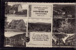 Braunlage Hohegeiß - S/w Mehrbildkarte 8 - Braunlage