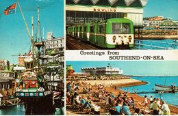 UK-SOUTHEN-ON-SEA-BOWLING-THE PIER TRAIN-THE GOLDEN HIND - Southend, Westcliff & Leigh
