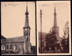 2 X STRYTHEM - STRIJTEM --- DE KERK - Roosdaal