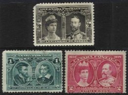 CANADA, Yv 85/87, Sc 96/98, (*) MNG, Ave, Cat. € 40,00 - Neufs