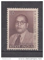 INDIA, 1966,   Dr Brimrao Ramji Ambedkar, Lawyer And Social Reformer, MNH, (**) - Ongebruikt